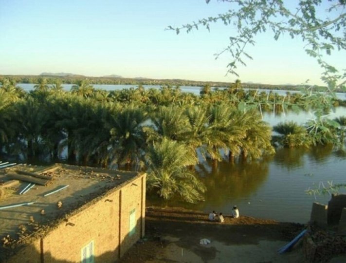 Figure 1 Al Manaseer land being submerged under the Dam lake (Photo credit Al Manaseer citizens) PG