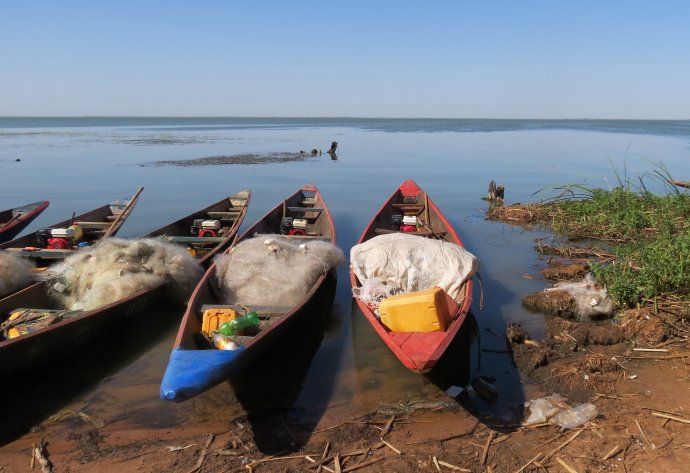 Credit: Stefano Catalano   Caption: “Make Lake Guiers canoeable again”. Near Mbane, Senegal, an area heavily affected by schistosomiasis disease after major infrastructure development and land-use changes at the beginning of the 90s. 