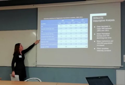 Speaking at the 10th Demographic Conference of Young Demographers, Charles University, Prague, Czech Republic (February 2019) 