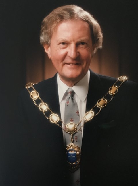 Professor Cook at the time of being RSTMH President