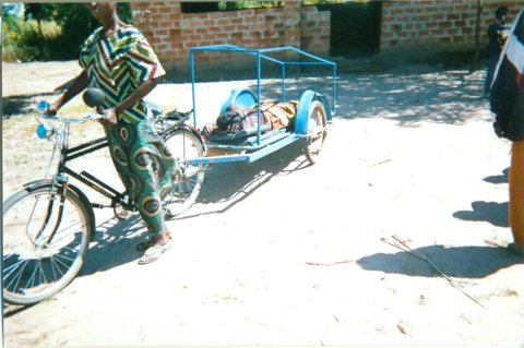 Bicycle Ambulance © Alex Mulenga, Community Health Worker, Kanakantapa Clinic “Not having enough money is a problem for both CHWs and the health facilities we help. Sometimes there isn’t enough money for an ambulance but also for us to live our daily lives. We are grateful that we at least have this simple bicycle ambulance.” Bicycle Ambulance © Alex Mulenga, Community Health Worker, Kanakantapa Clinic “Not having enough money is a problem for both CHWs and the health facilities we help. Sometimes there isn’t enough money for an ambulance but also for us to live our daily lives. We are grateful that we at least have this simple bicycle ambulance.”