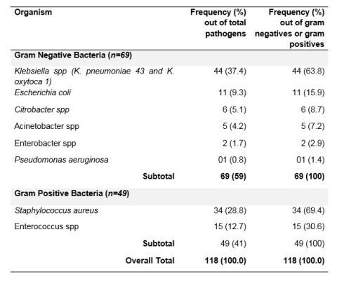 Resistance to most of the common antibacterial agents as a major finding Resistance to most of the common antibacterial agents as a major finding