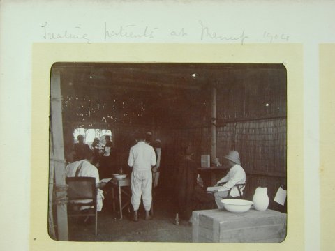 Treating patients at Menouf, 1904 Treating patients at Menouf, 1904