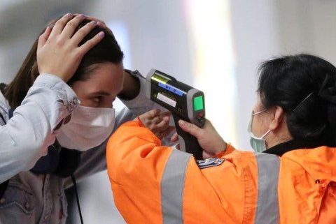 Temperature checks at airports are ineffective at detecting COVID-19 infected individuals who may be pre-symptomatic. Temperature checks at airports are ineffective at detecting COVID-19 infected individuals who may be pre-symptomatic.