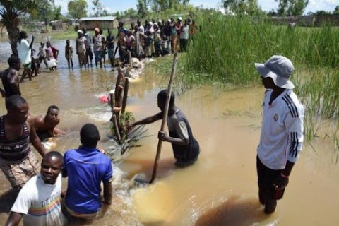 Seasonal flooding in the Rusizi plain Seasonal flooding in the Rusizi plain