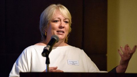 Dr Caroline Harper, Chief Executive of Sightsavers