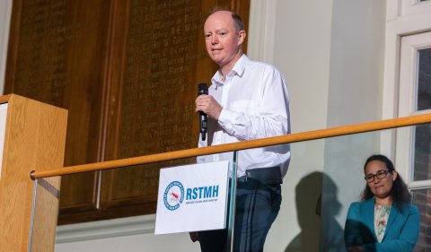 Professor Chris Whitty was announced as our latest Honorary Fellow