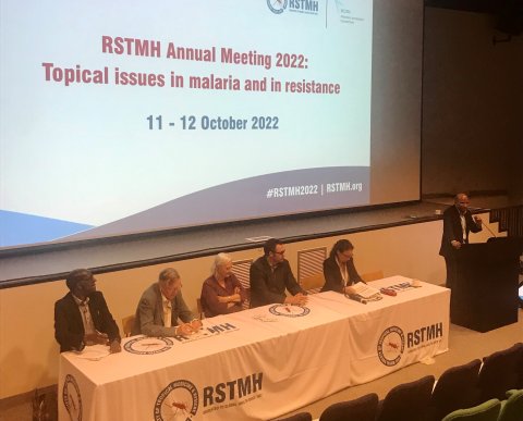 The closing panel, chaired by Professor George Varghese, RSTMH Trustee’ The closing panel, chaired by Professor George Varghese, RSTMH Trustee